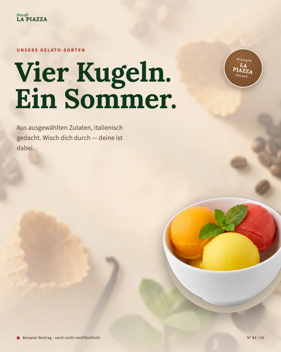 Eiscafé — Beispiel-Beitrag